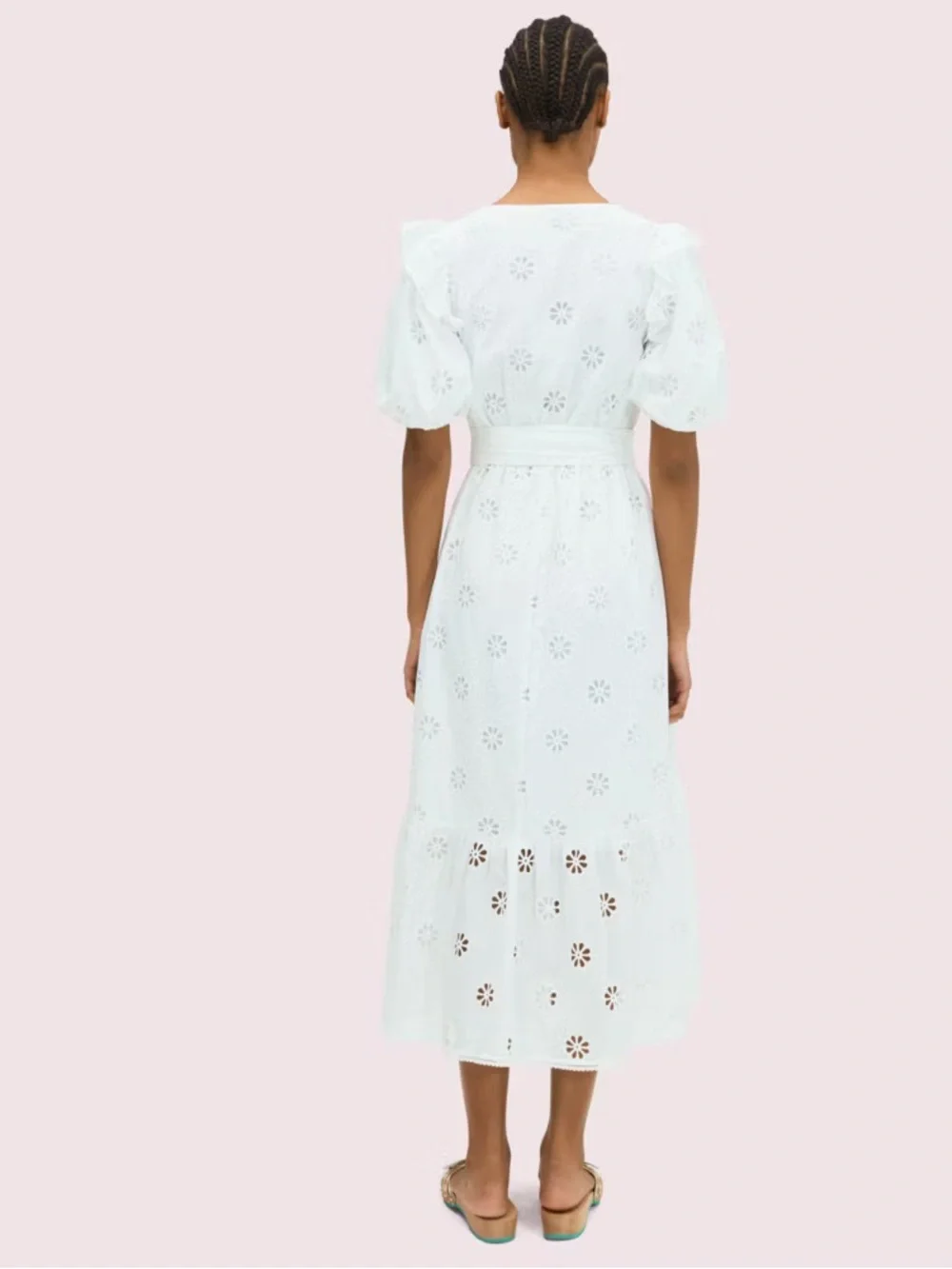 Kate Spade New York Spade Clover Eyelet Dress.